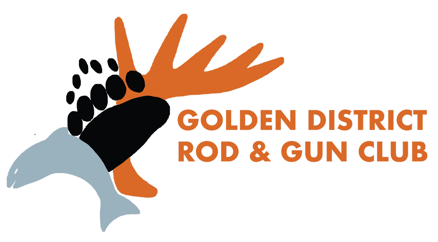 Golden District Rod and Gun Club logo