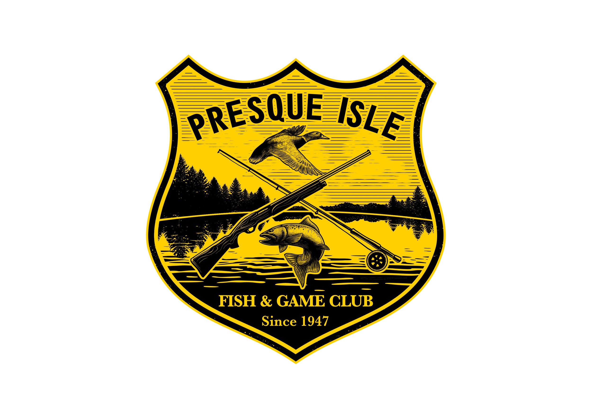 Presque Isle Fish & Game logo