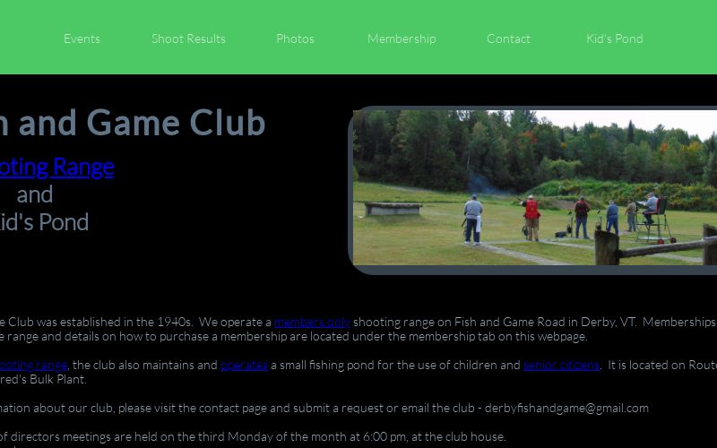 The Derby Fish and Game Club logo